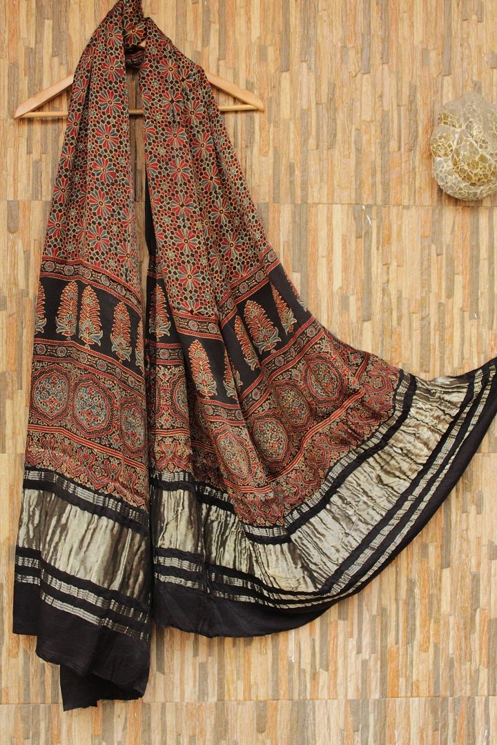 Ajrakh Printed Modal Silk